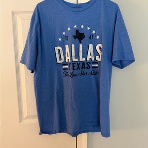 Dallas Texas Blue Graphic Tee